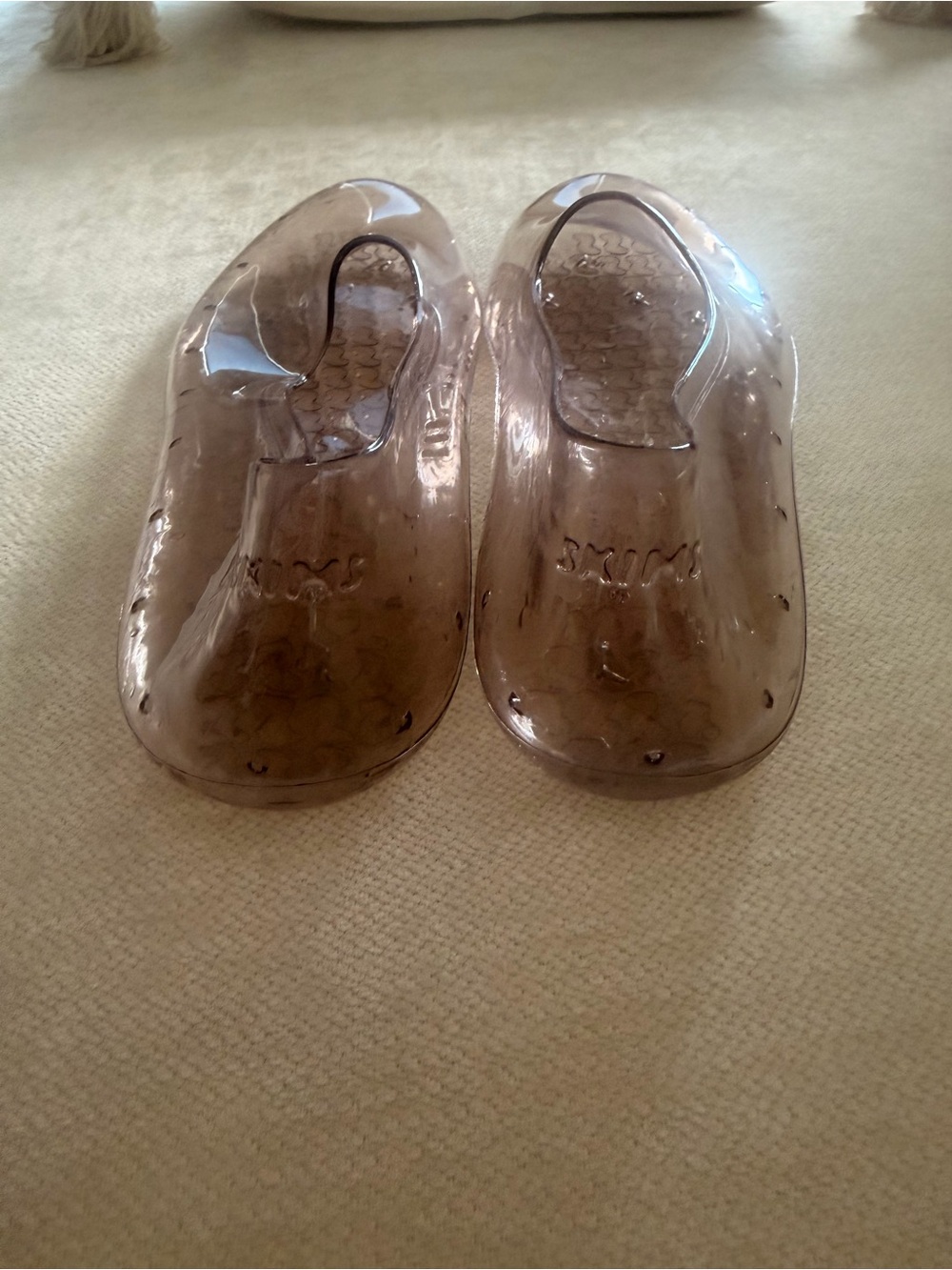 SKIMS Clear Ballet Flats in Nude-Tone Transparent - Picture 12 of 12